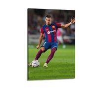 JJUPUV Poster con stella del calcio Ferran Torres, opera d'arte da appendere su tela, decorazione per la casa, idea regalo, 50 x 75 cm