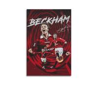 JJUPUV Stampa artistica da parete su tela con immagine di David Beckham, idea per stanza, 50 x 75 cm