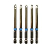 jjw-germany Punte di ricambio professionali Torx Pozidriv o Phillips in acciaio speciale resistente agli urti, nichelato (PH3 x 90)