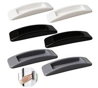 JJWNMLL 6 Pezzi Self Stick Maniglia Autoadesive Manopole,Maniglie Adesive per Porte Vetro,Assistente per e Finestre porte scorrevoli autoadesive