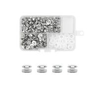 JJWNMLL 60 Set M5x4mm Chicago Vite Post Kit di viti di rilegatura (Silver)