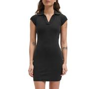 Jjxx abito stile polo a costine nero XS