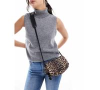 JJXX - Borsa a tracolla imbottita con stampa leopardata-Multicolore One Size