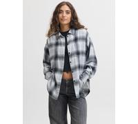 Jjxx camicia manica lunga in flanella check grigio L