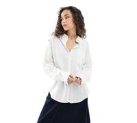 JJXX - Camicia bianca in misto lino-Bianco 36