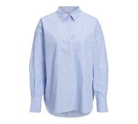 JJXX - Camicia oversize in popeline blu a righe XL