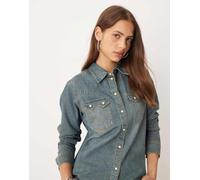 JJXX - Camicia in denim blu medio 46