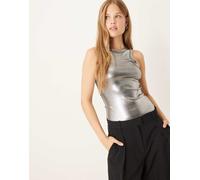 JJXX - Canotta a vogatore argento effetto bagnato 38