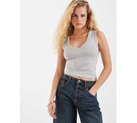 JJXX - Canotta grigio chiaro con scollo a V 38