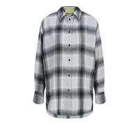 Jjxx camicia manica lunga in flanella check grigio M