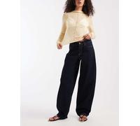 JJXX - Fuji - Jeans a cilindro lavaggio scuro-Blu navy W27 L32