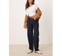 JJXX - Fuji - Jeans a cilindro lavaggio scuro-Blu navy W28 L32