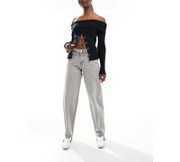 JJXX - Fuji - Jeans bombati grigi-Grigio W30 L32