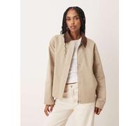 JJXX - Giacca barn casual crema con colletto a coste-Bianco 44