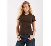 JJXX - Gigi - T-shirt aderente marrone 34