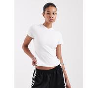 JJXX - Gigi - T-shirt bianca con scollo a V-Bianco 40-42