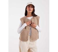 JJXX gilet teddy beige-Neutro 34