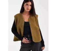 JJXX gilet teddy verde avocado 34