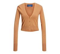 JJXX Jack & Jones Cardigan Corto da Donna Jxisabel LS Morbido Lavorato a Maglia, Tempesta di Sabbia, L