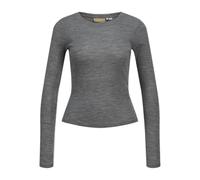 JJXX Jack & Jones Female Jxzoe Top Maglietta a Maniche Lunghe, Melange Grigio Medio, S Donna