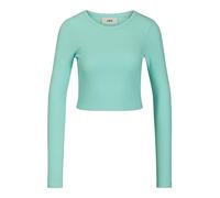 JJXX Jxfeline LS Rib Tee Noos Maglia Manica Lunga, Blu Aruba, L Donna