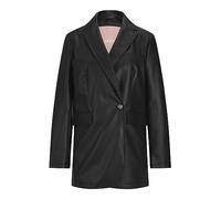 JJXX Jack & Jones JXMARY Faux Leather Blazer, Blazer da Donna, Black, L