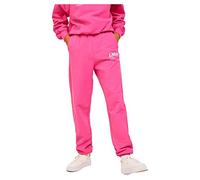 JJXX Jack & Jones Pantaloni Sportivi da Donna Jxbianca HW Relaxed Vint SN Joggers, Carmine Rose/Stampa: Bright White Lndn Print, XS