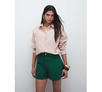 JJXX - Jamie - Camicia oversize in popeline rosa e verde a righe 44