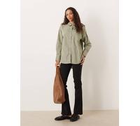 JJXX - jamie - Camicia oversize verde a righe 40-42