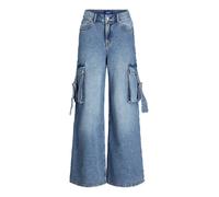 Jjxx jeans cargo con tasconi gamba larga lavaggio blu 30/32