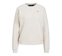JJXX Jxabbie LS Rel Ogni Pennello Crew Noos Maglia di Tuta, Raggio di Luna/Stampa: Black Logo, S Donna