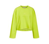JJXX Jxabbie LS Wide Every Brush Crew SN Maglia di Tuta, Lime Punch/Stampa: Lime Cream Logo, S Donna