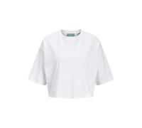 JJXX Jxandrea Loose SS Cropped Tee Jrs Noos T-Shirt, Bianco, XS Donna