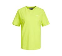 JJXX Jxanna SS Reg Every Small Tee Noos T-Shirt, Lime Punch/Stampa: Logo, M Donna