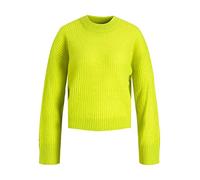 JJXX Jxember LS Fluffy Crew Neck Knit Noos Maglione, Verde Lime, S Donna