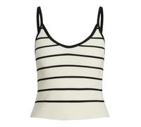 JJXX Jxesther-Maglia Aderente a Righe Top, Panna, XS Donna