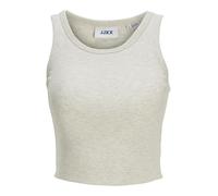 JJXX Jxfallon STR SL Rib Top Jrs Noos, Oatmeal. Dettagli: Melange, M Donna