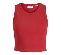 JJXX JXFALLON STR SL Rib Top Jrs Noos, Racing Red, S