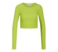 JJXX Jxfeline LS Rib Tee Noos Maglia Manica Lunga, Verde Lime, S Donna