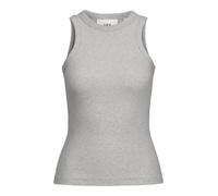 JJXX Jxforest STR SL Rib Jrs Noos Top da Donna, Chiaro Grigio Melange, XL