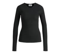 JJXX Jxfreya LS Rib Tee Noos T-Shirt, Nero, S Donna