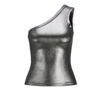 JJXX Jxfunda STR One Shoulder Shine Top Jrs, Argento, XS Donna