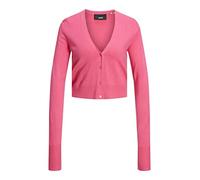 JJXX Jxisabel LS Cardigan Corto Morbido Lavorato a Maglia, Rosa Carminio, L Donna