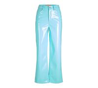 JJXX Jxkenya HW - Pantaloni in Finta Pelle, Blu Aruba/Dettagli: Lucido, S Donna