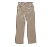 JJXX Jxkenya HW - Pantaloni in Finta Pelle, Brindle/Dettagli: Lucido - Lungo, M Donna