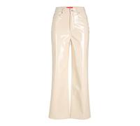 JJXX Jxkenya HW-Pantaloni in Finta Pelle, Seedpearl/Detail:Shiny-Long, XL Donna
