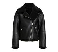 JJXX Jxlee Aviator Faux Shearling JKT OTW Sn Giacca da donna, Nero, XL