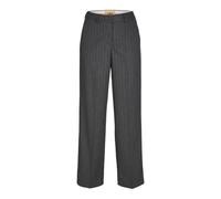 JJXX Jxmary-Pantaloni spazzolati HW Pant TLR SN, Grigio Scuro mélange/Strisce: Grigio Chiaro, XS Donna