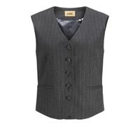 JJXX Jxmary-Waistcoat Spazzolato Giubbotto, Grigio Scuro mélange, M Donna