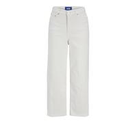 JJXX Jxmilla Culotte HW Jeans C185 DNM Ln, Bianco Denim, 28W x 32L Donna